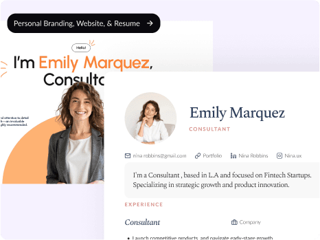 Personal Branding Photos for LinkedIn & Professional Social Media | GoStudio.ai AI personal branding photo on a LinkedIn profile card — GoStudio.ai